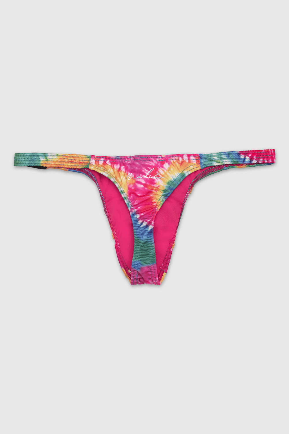 Cheeky Classic G-String Thong - Rainbow Tie Dye - JJ Malibu